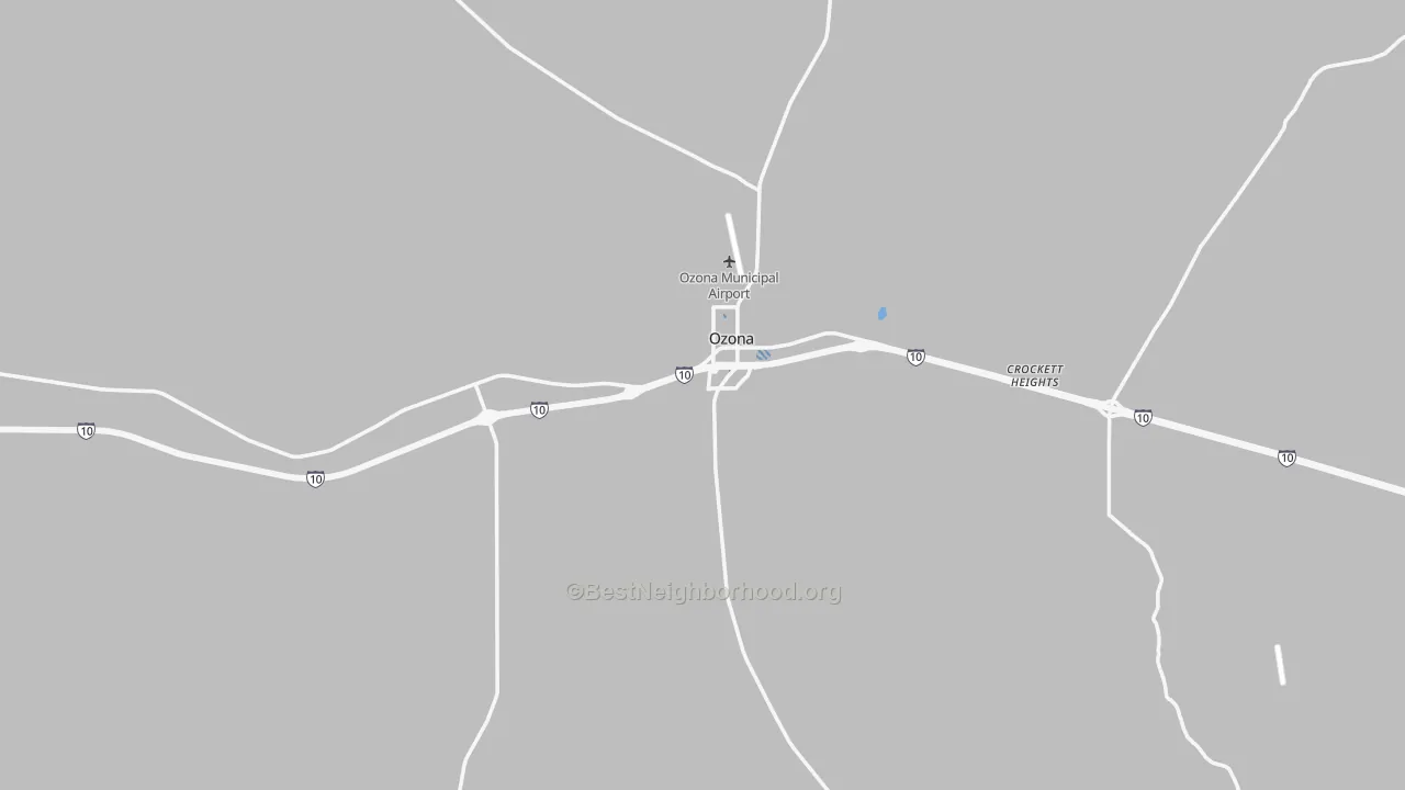 Transit Grade map of 76943, TX