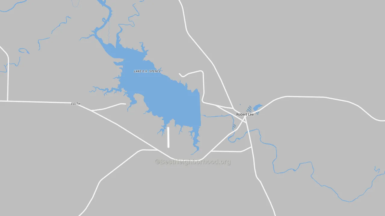 Transit Grade map of 76945, TX