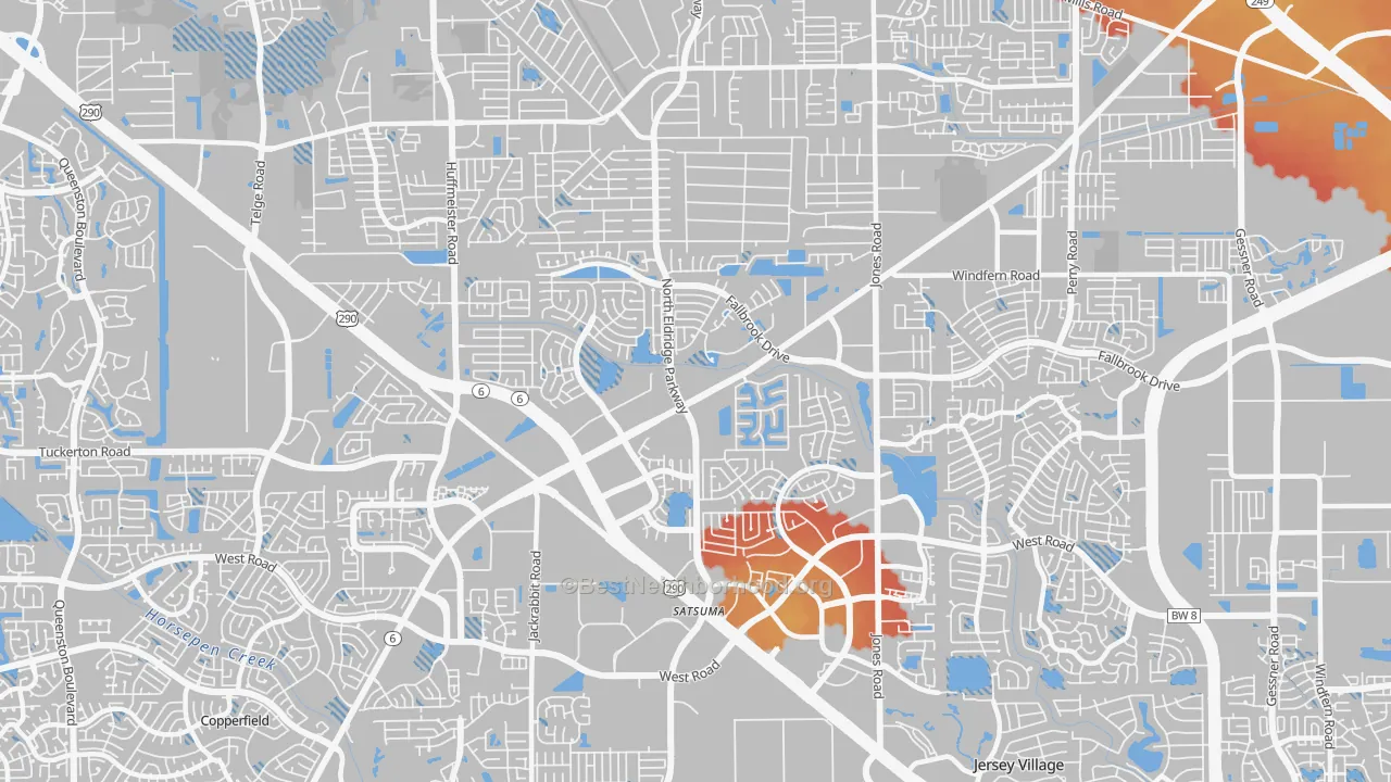 Transit Grade map of 77065, TX