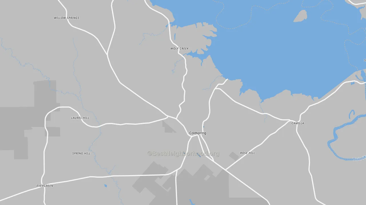 Transit Grade map of 77331, TX