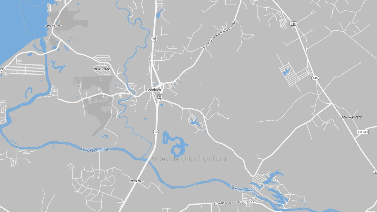 Transit Grade map of 77335, TX
