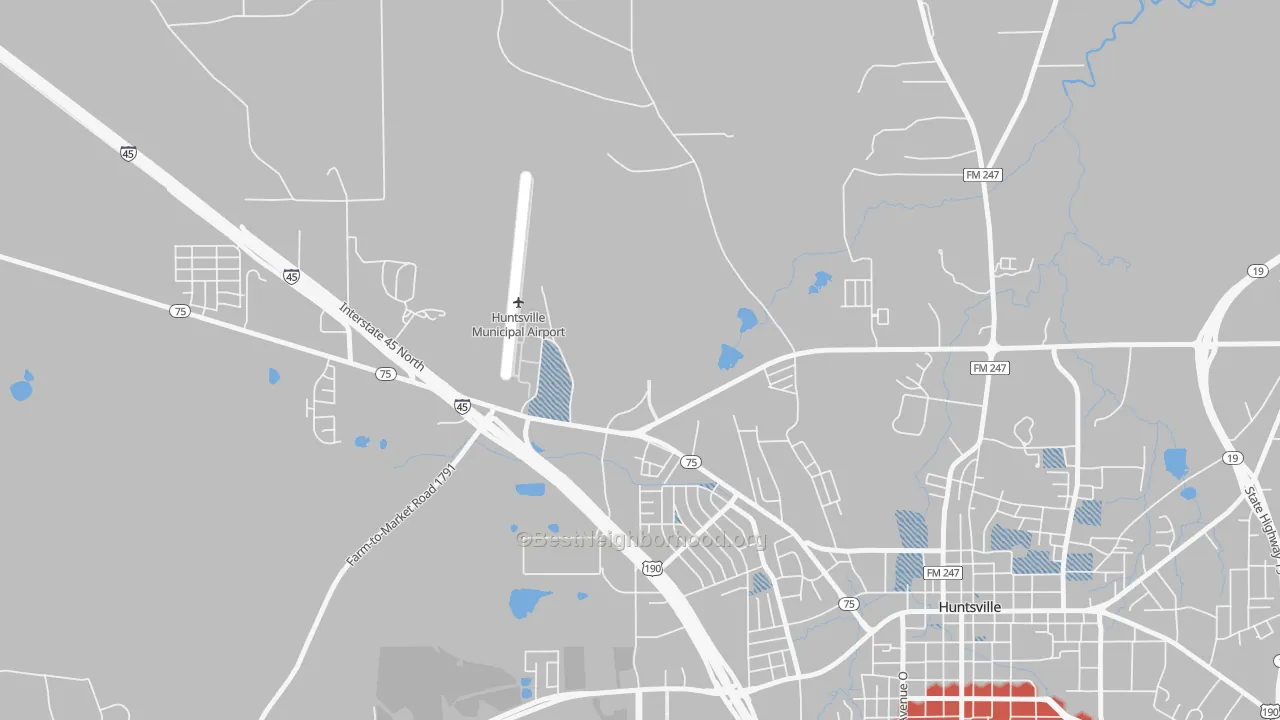 Transit Grade map of 77349, TX