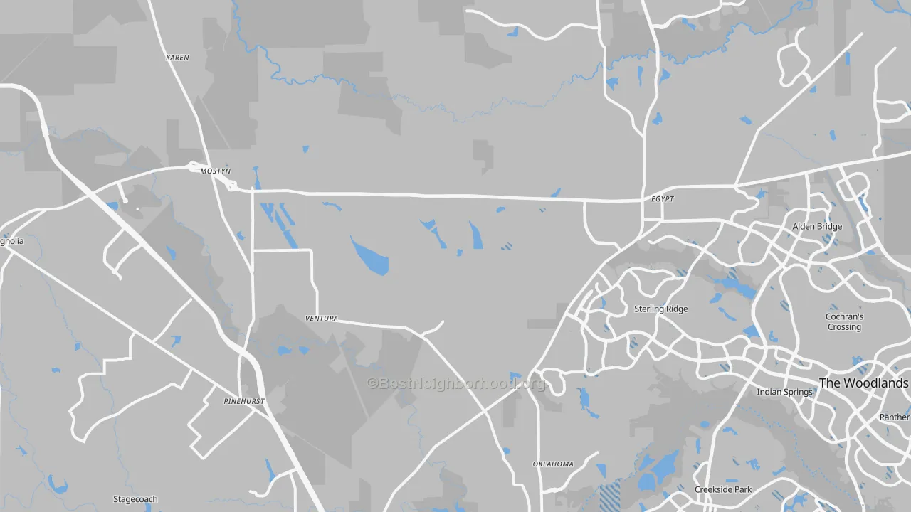 Transit Grade map of 77354, TX