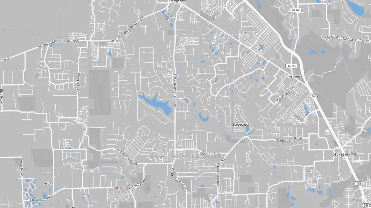 Transit Grade map of 77355, TX