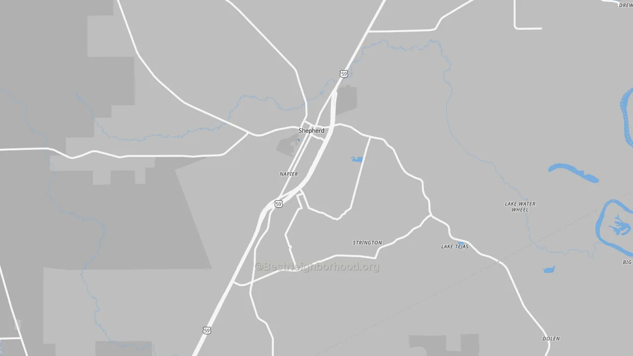 Transit Grade map of 77371, TX