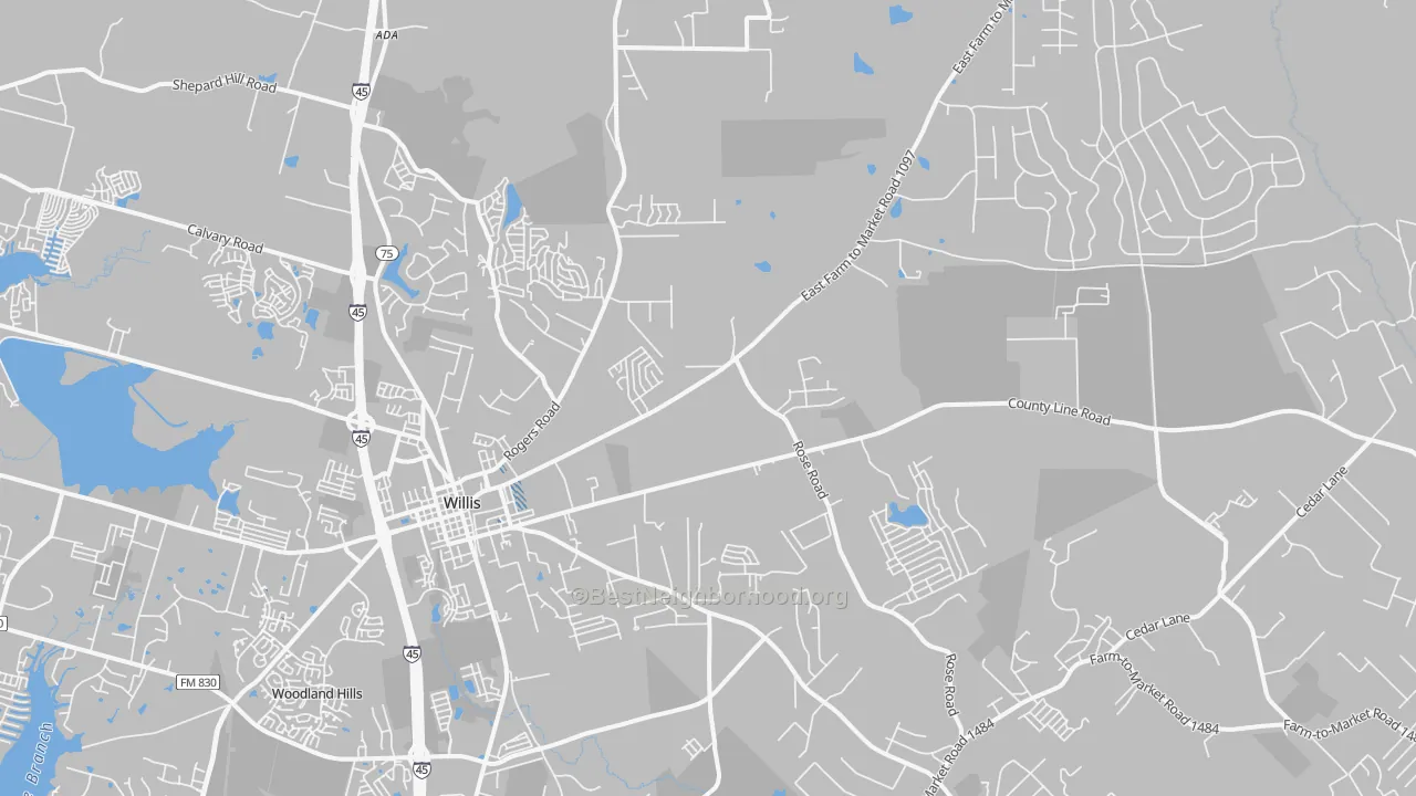 Transit Grade map of 77378, TX