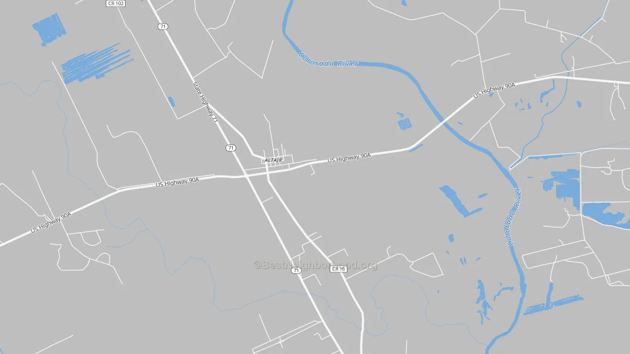 Transit Grade map of 77412, TX