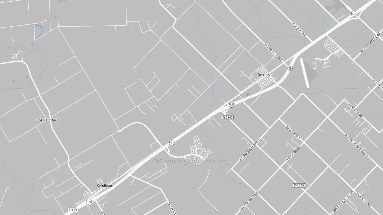 Transit Grade map of 77417, TX