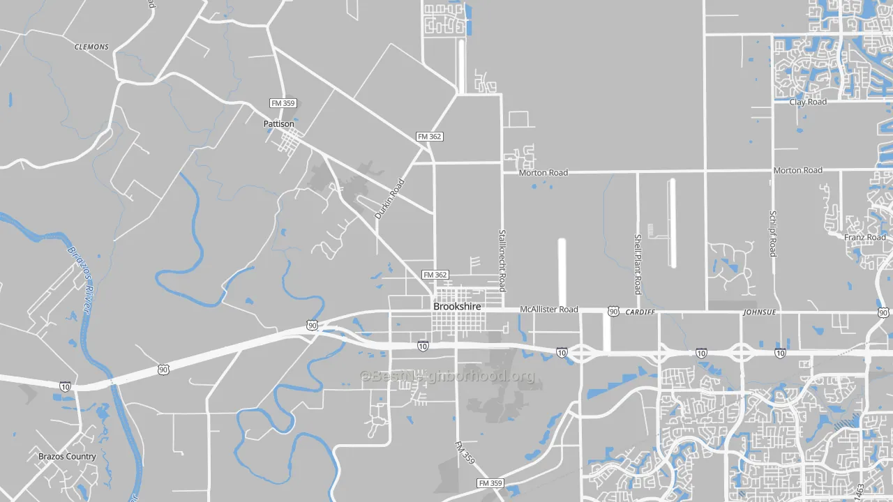 Transit Grade map of 77423, TX