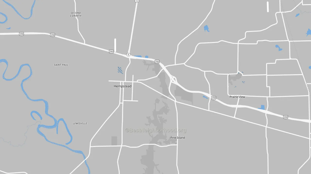 Transit Grade map of 77445, TX