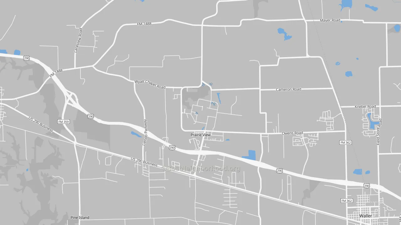 Transit Grade map of 77446, TX
