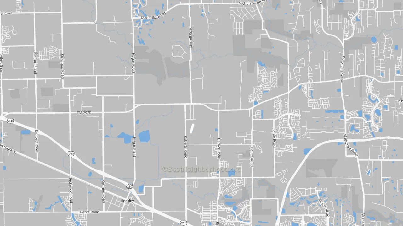 Transit Grade map of 77447, TX