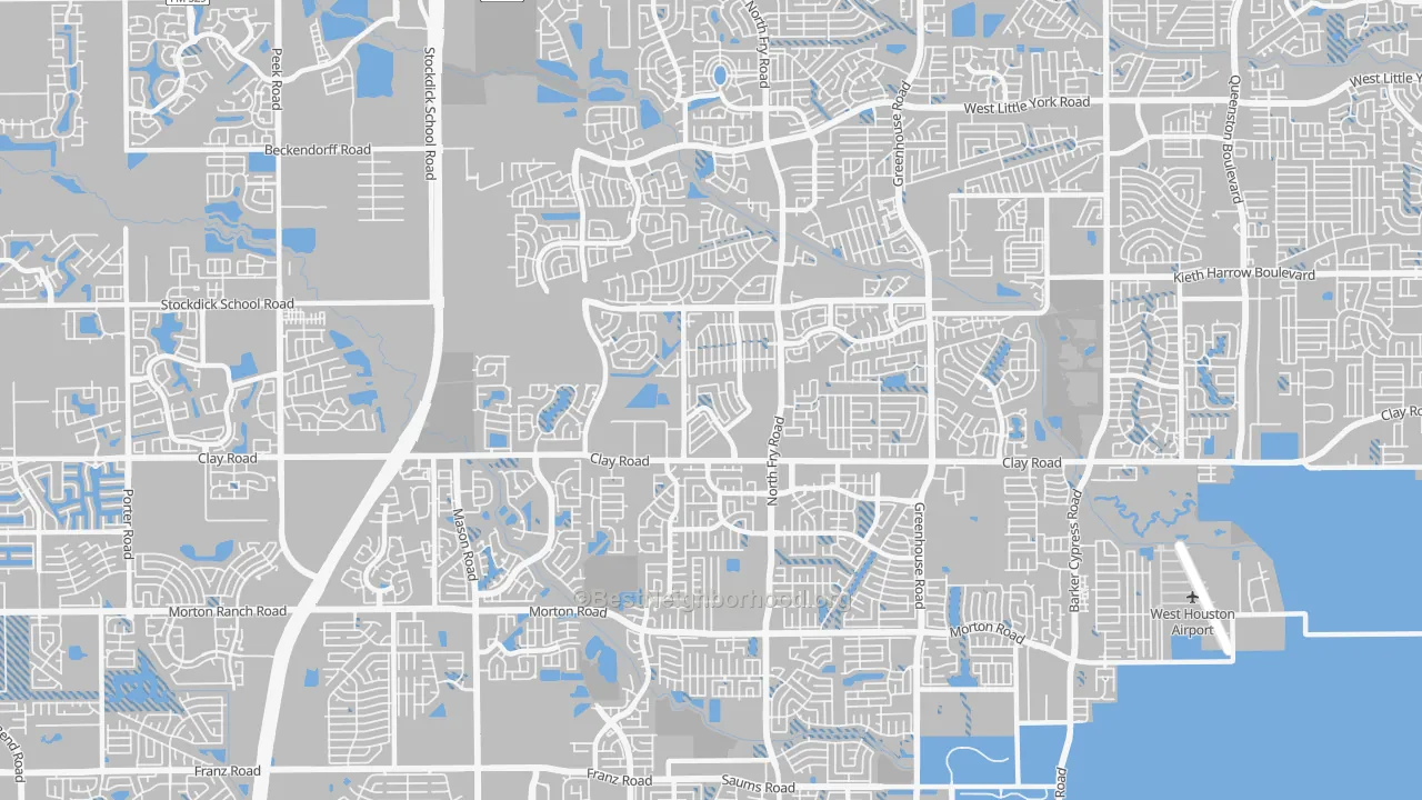 Transit Grade map of 77449, TX