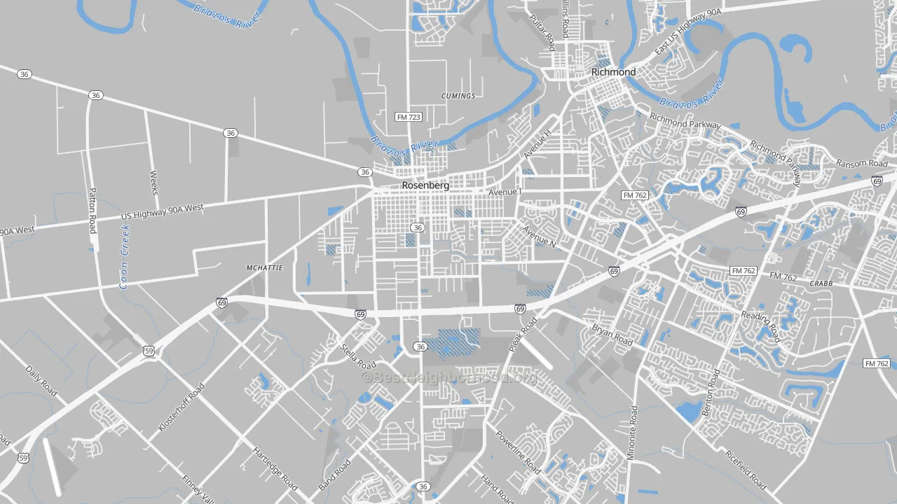 Transit Grade map of 77471, TX