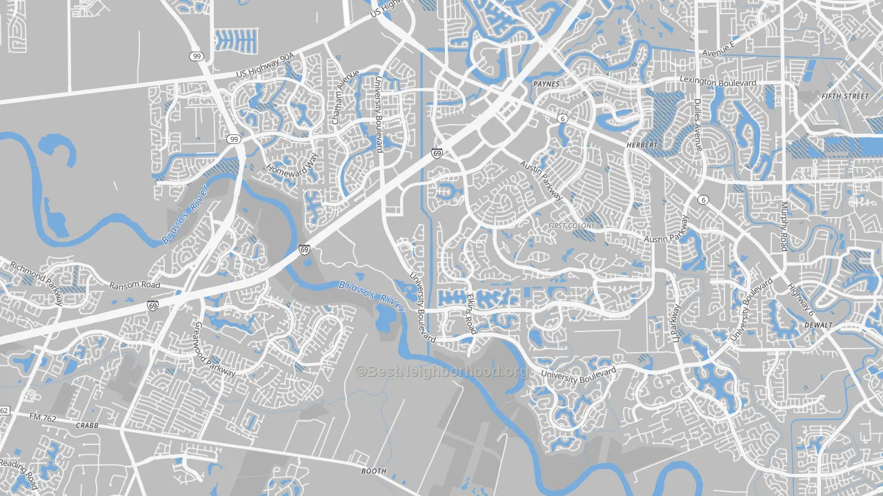 Transit Grade map of 77479, TX