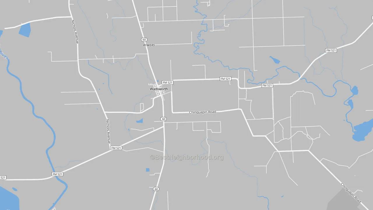 Transit Grade map of 77483, TX