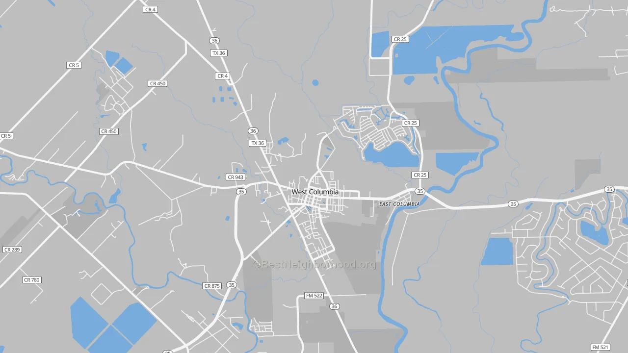 Transit Grade map of 77486, TX