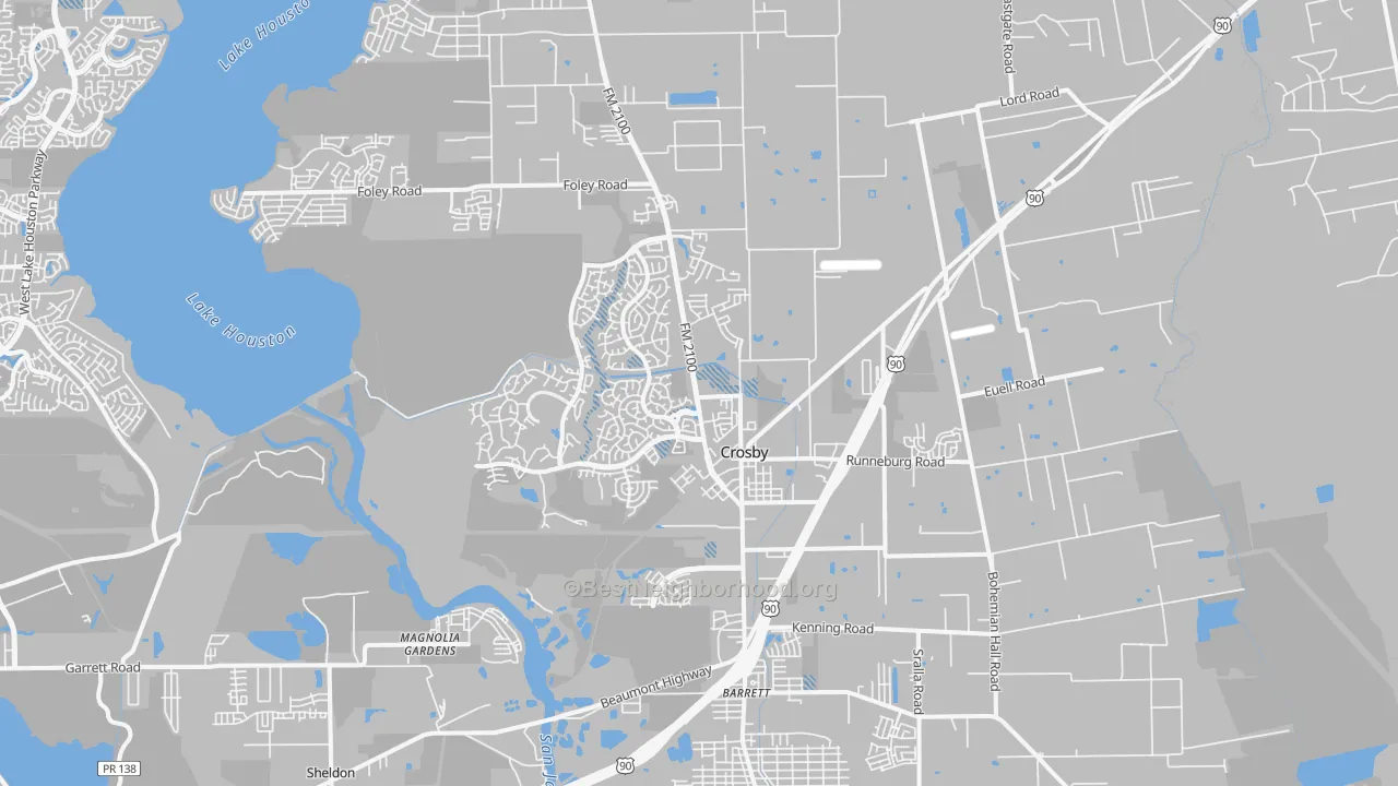 Transit Grade map of 77532, TX