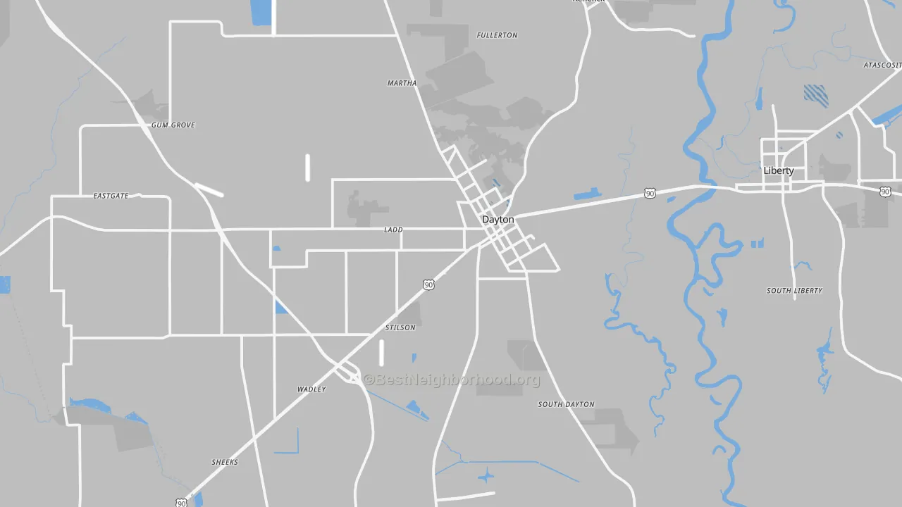 Transit Grade map of 77535, TX