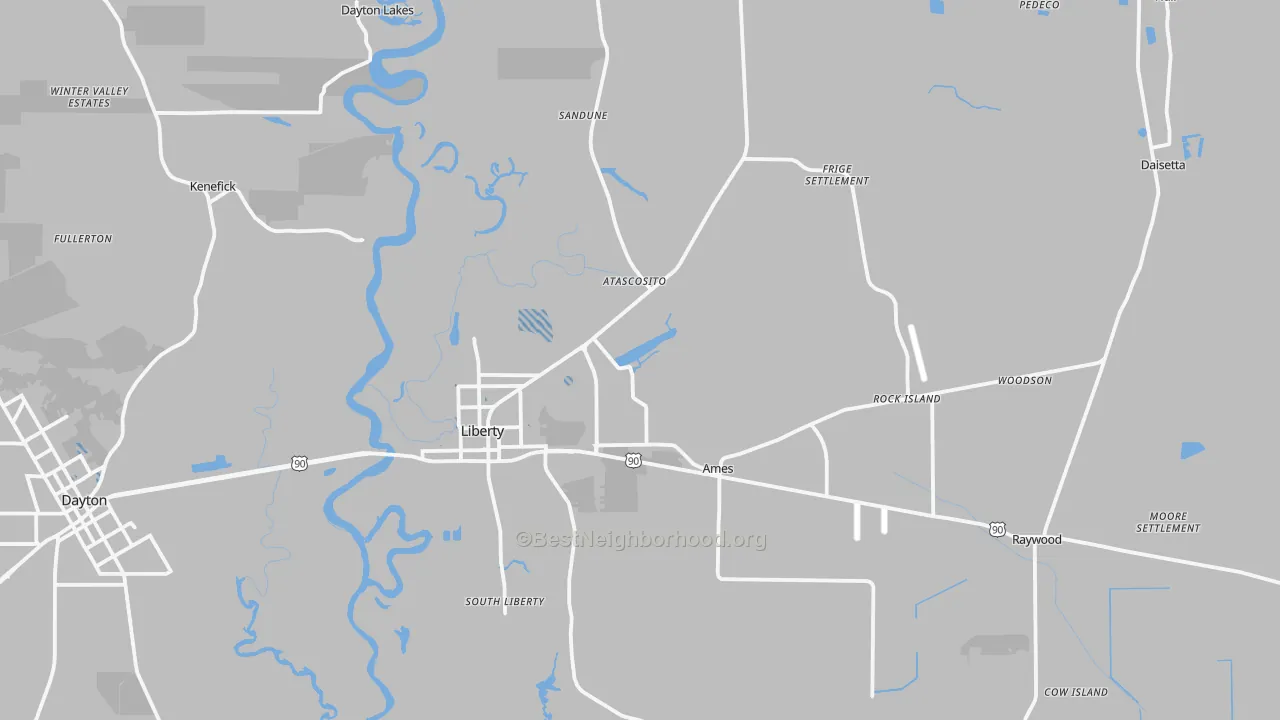 Transit Grade map of 77575, TX