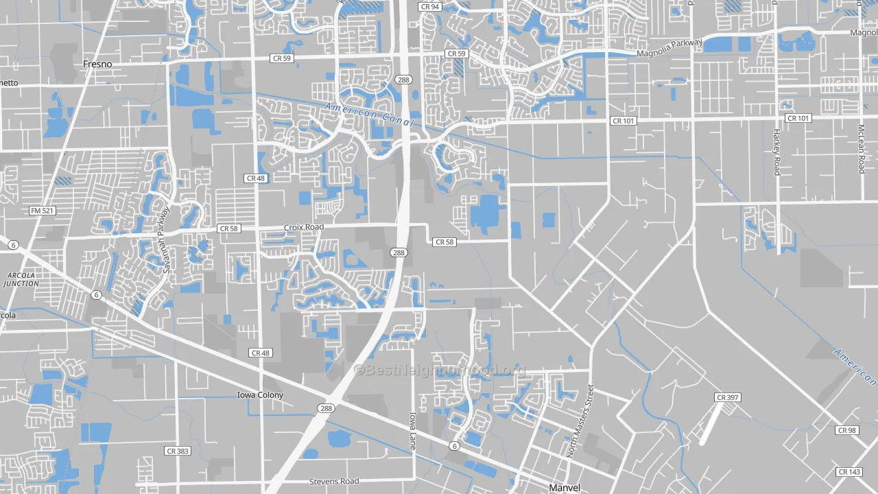 Transit Grade map of 77578, TX