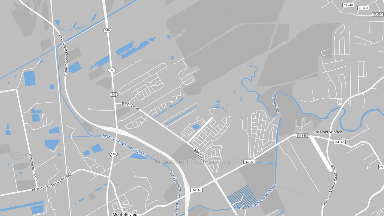 Transit Grade map of 77580, TX