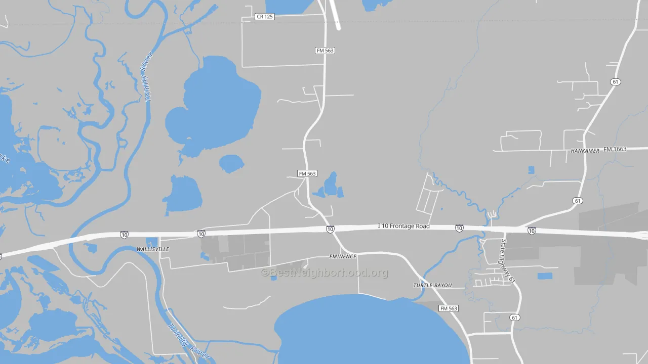 Transit Grade map of 77597, TX