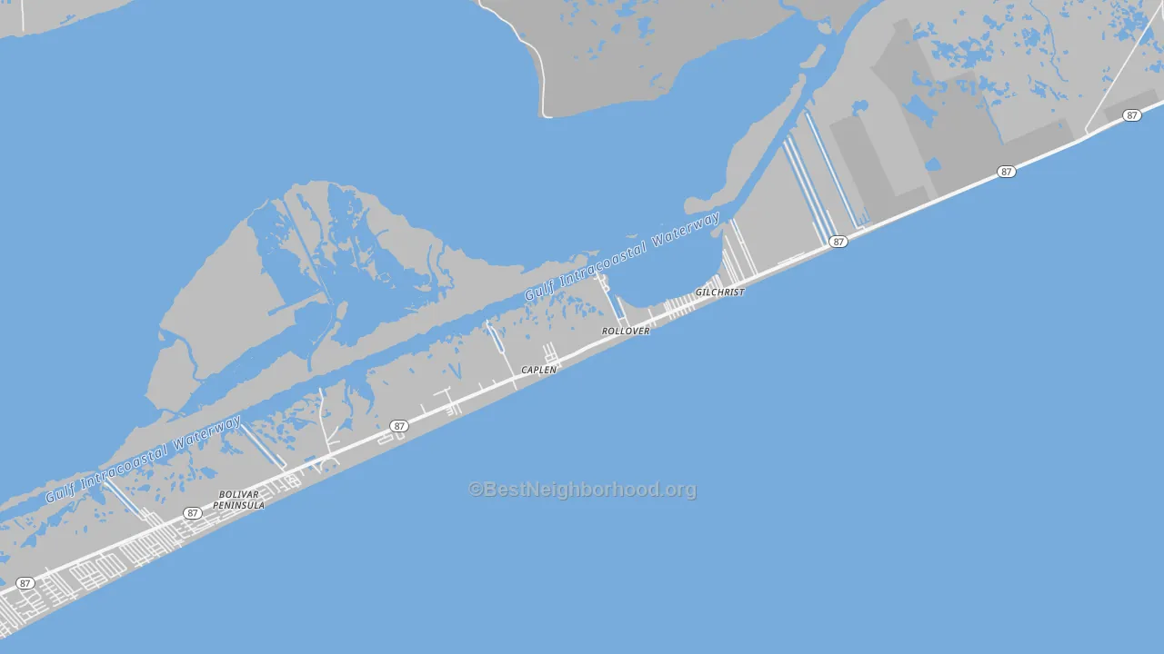 Transit Grade map of 77617, TX