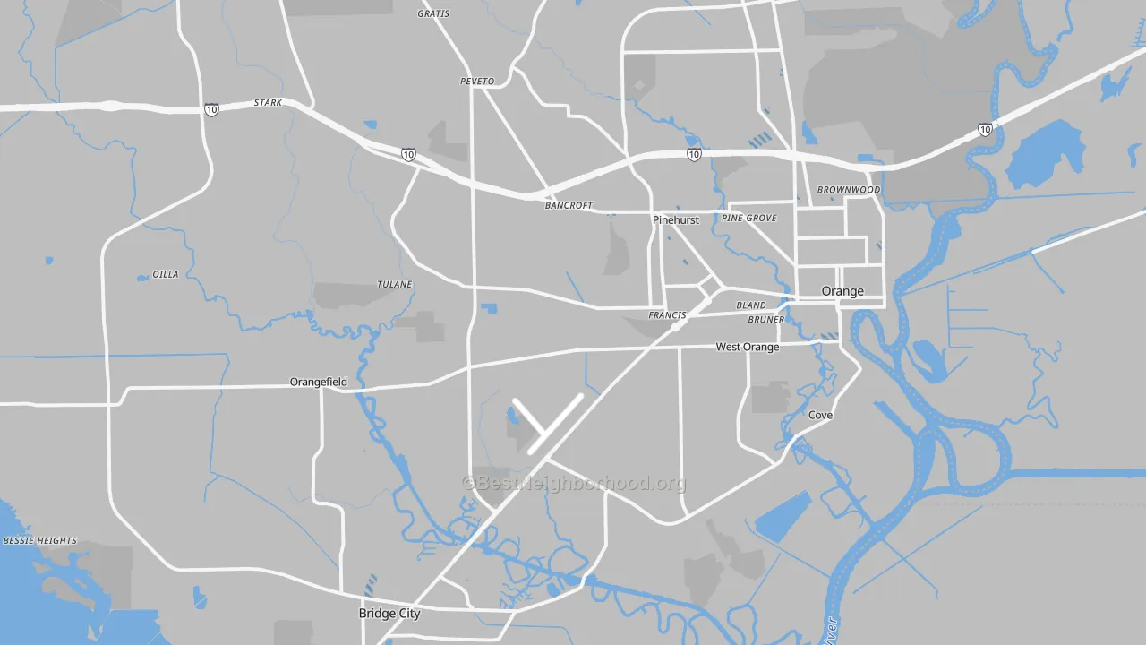 Transit Grade map of 77630, TX
