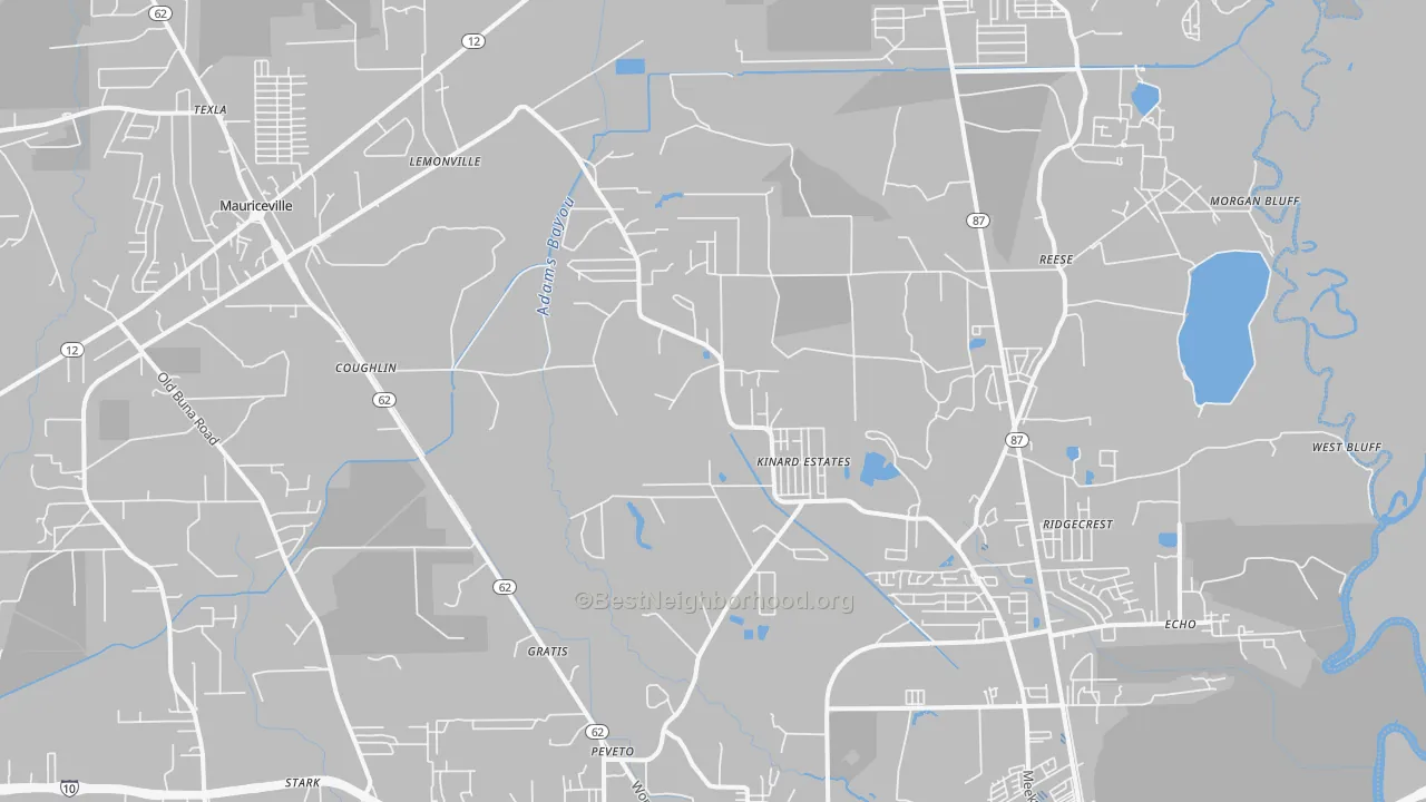 Transit Grade map of 77632, TX