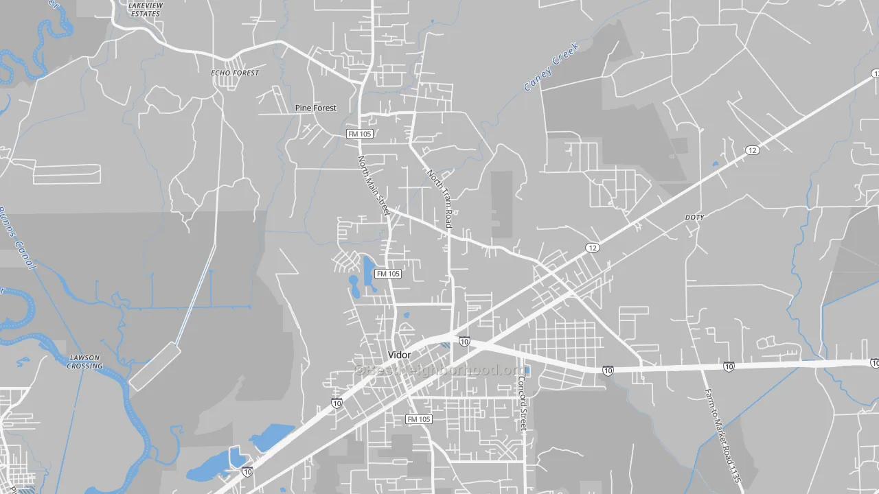 Transit Grade map of 77662, TX