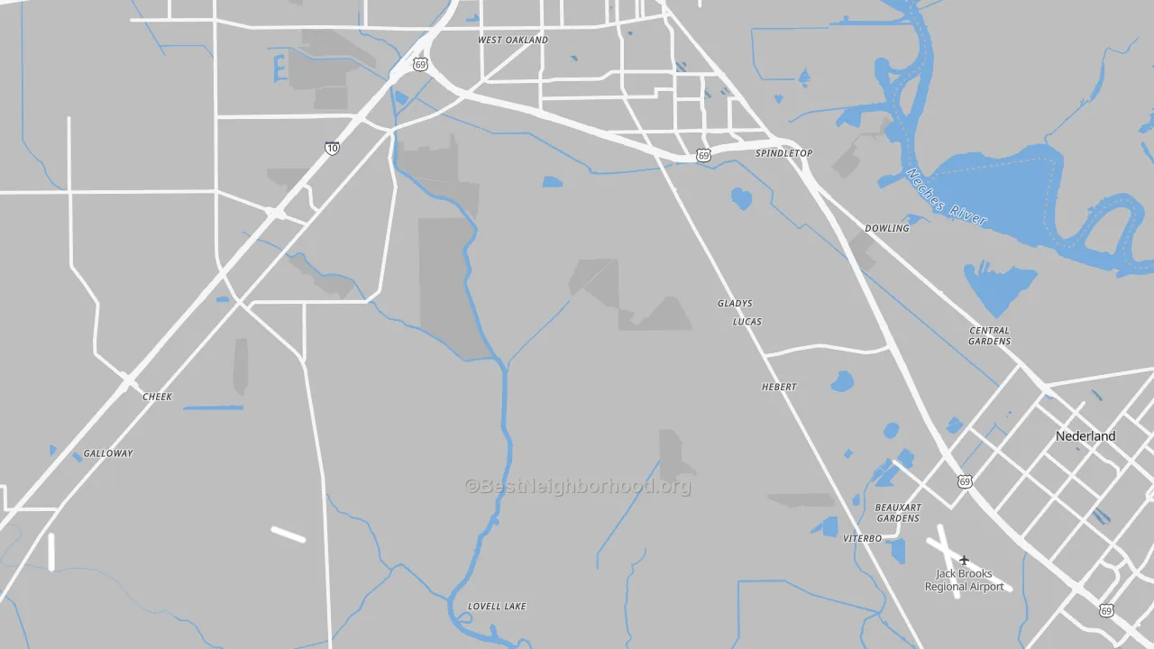 Transit Grade map of 77705, TX