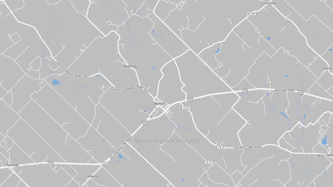 Transit Grade map of 77835, TX