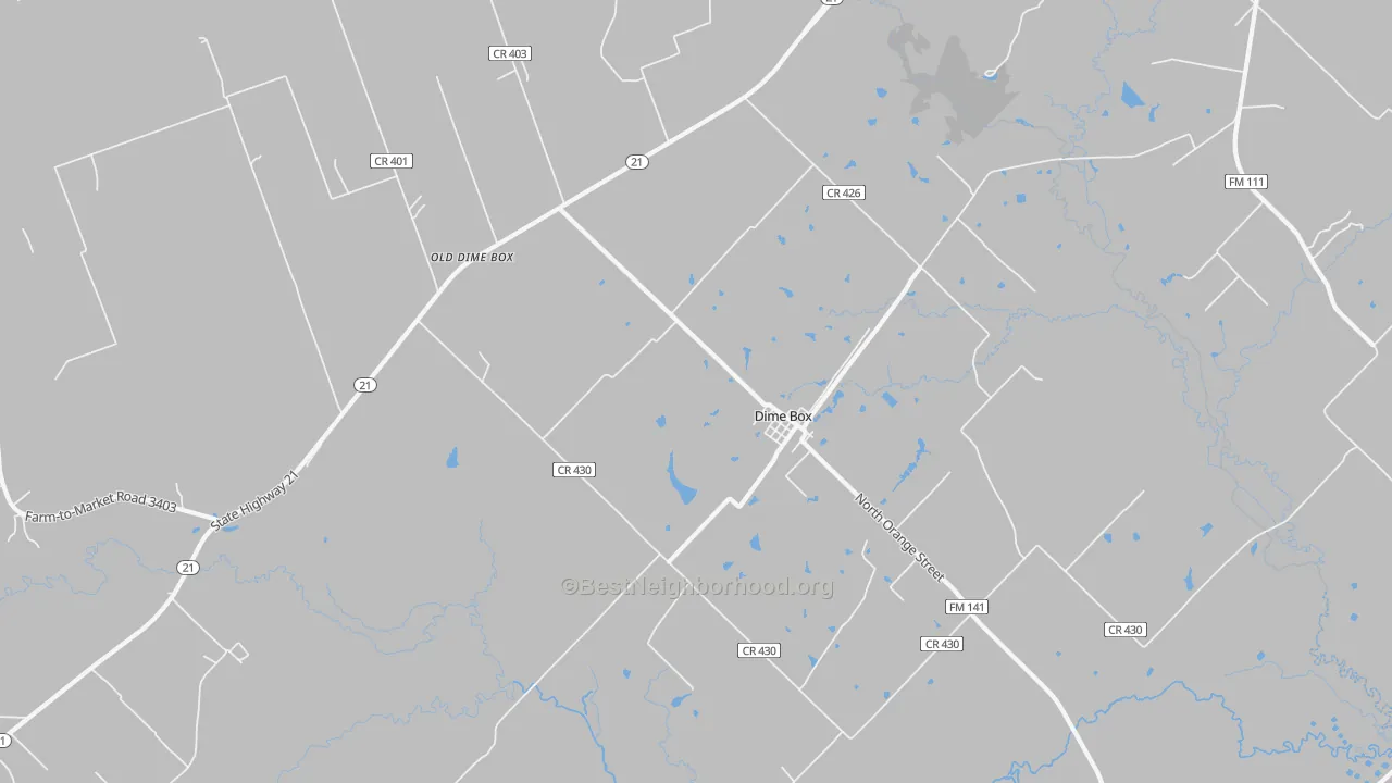 Transit Grade map of 77853, TX
