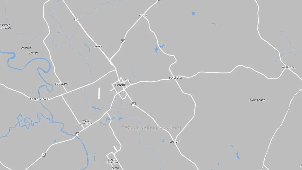 Transit Grade map of 77859, TX