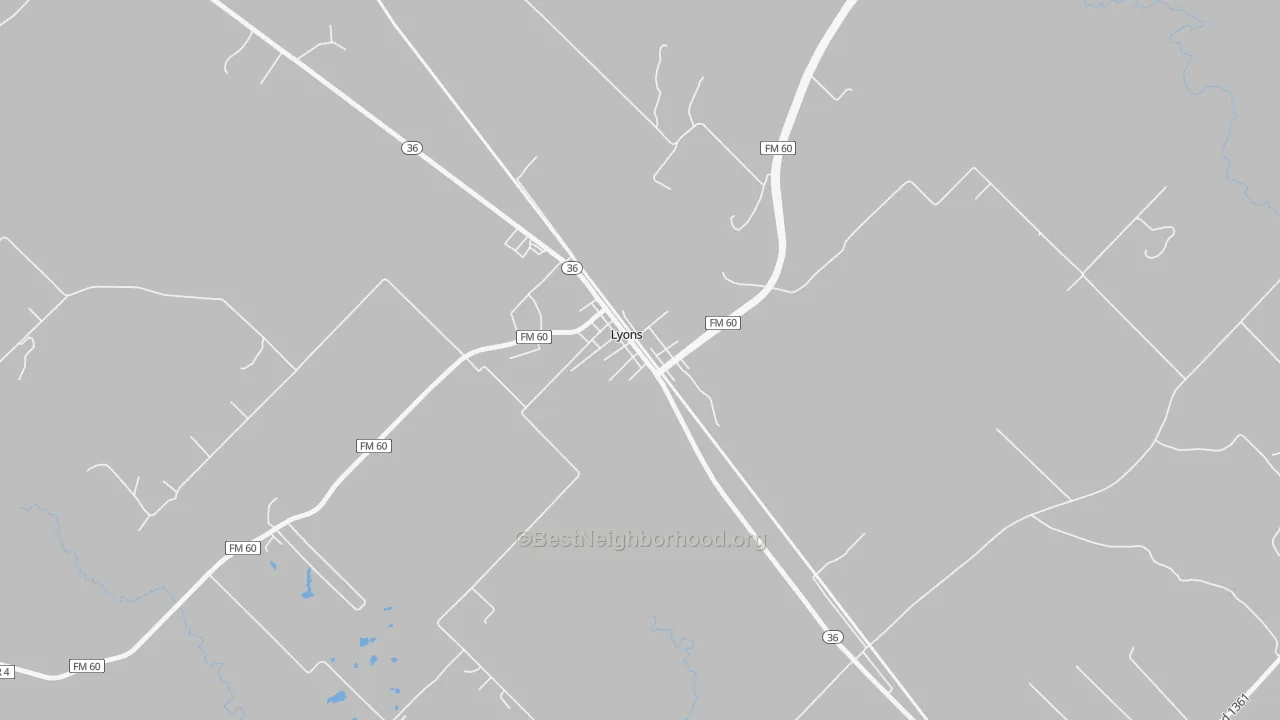 Transit Grade map of 77863, TX