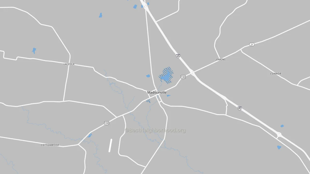 Transit Grade map of 77864, TX