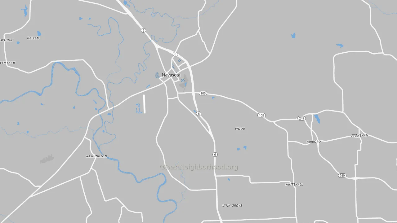 Transit Grade map of 77868, TX