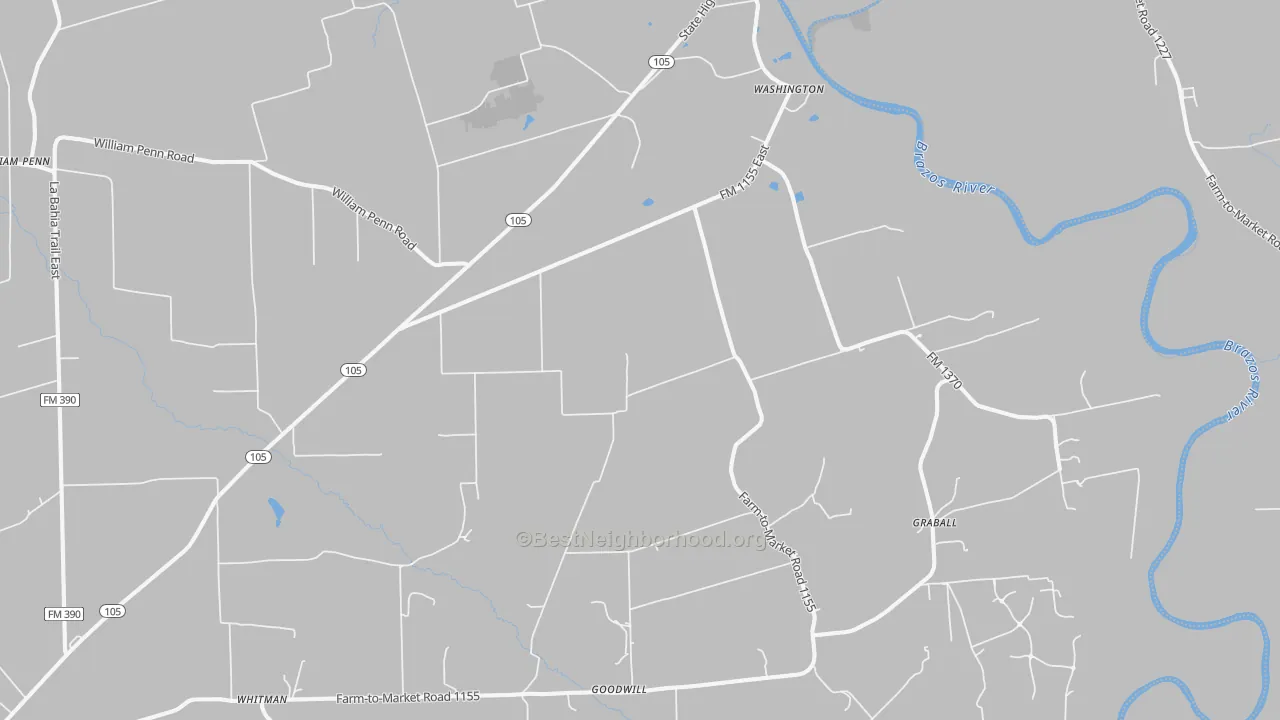 Transit Grade map of 77880, TX