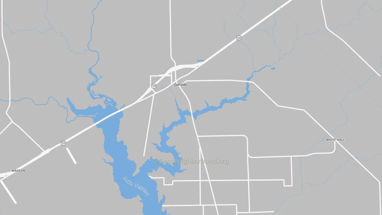 Transit Grade map of 77962, TX