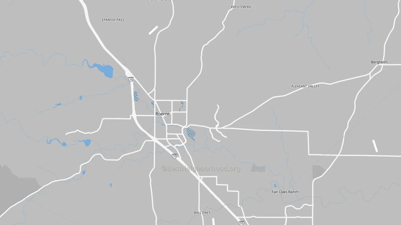 Transit Grade map of 78006, TX