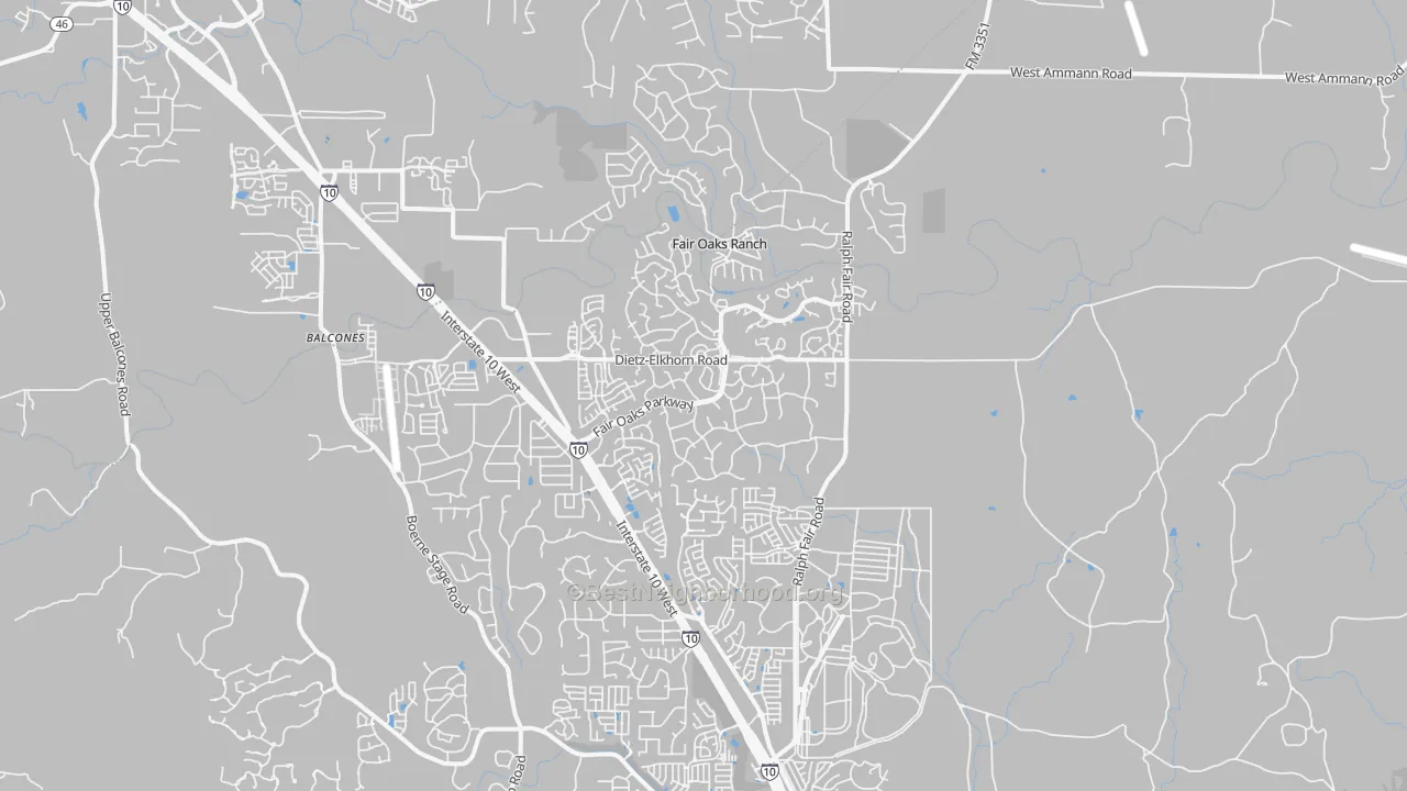Transit Grade map of 78015, TX