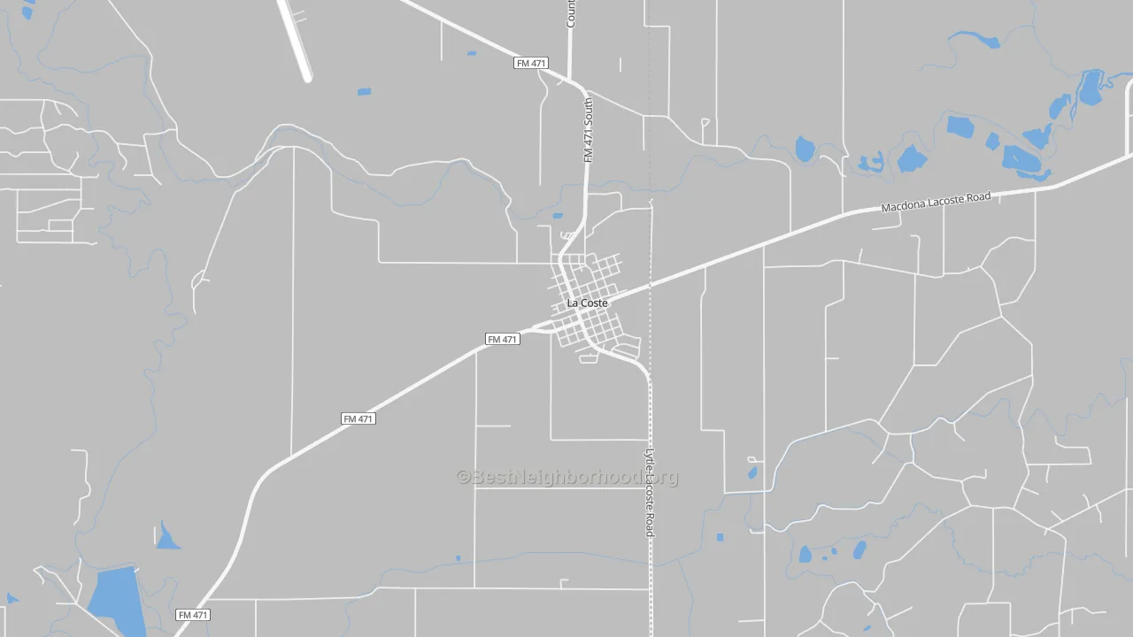 Transit Grade map of 78039, TX