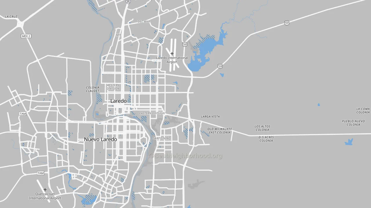 Transit Grade map of 78043, TX