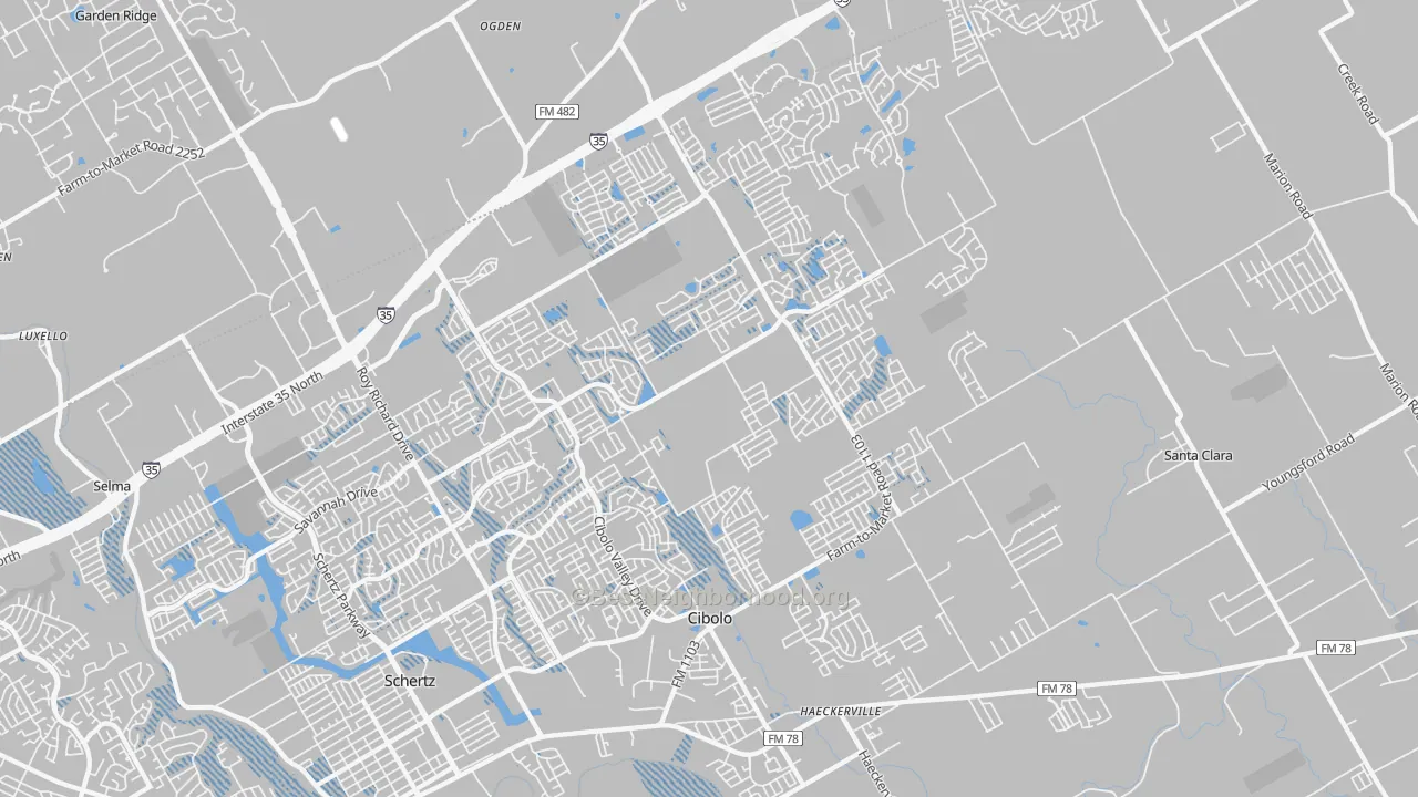 Transit Grade map of 78108, TX