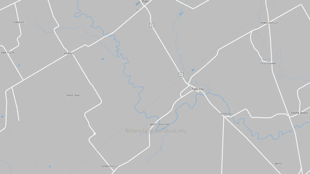 Transit Grade map of 78113, TX