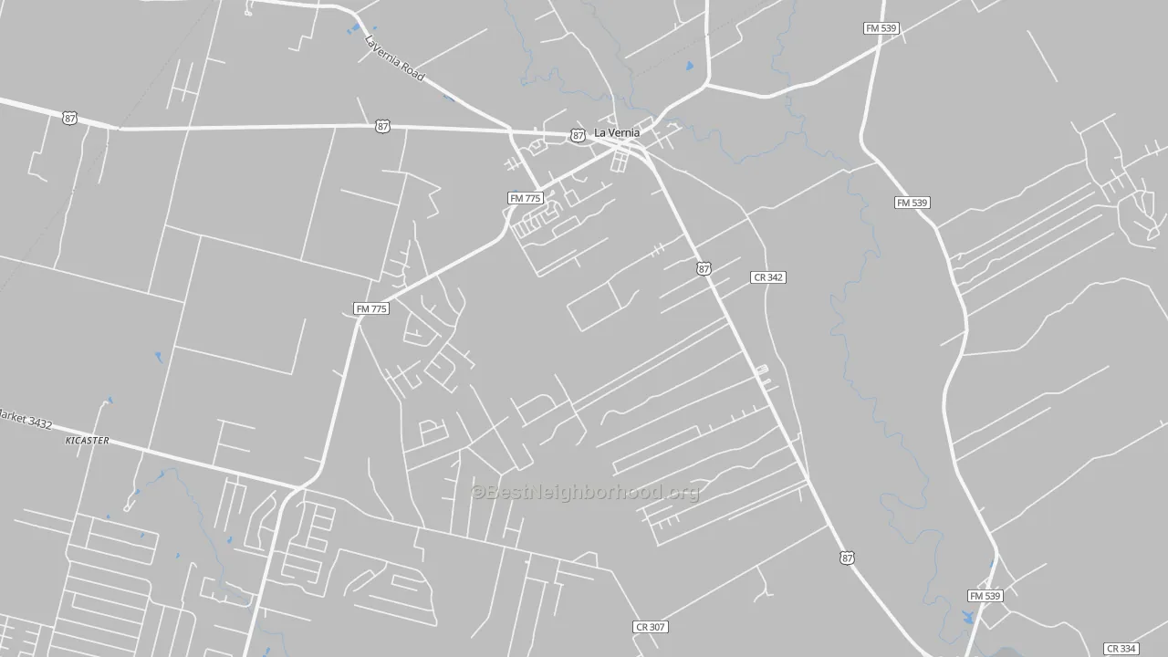 Transit Grade map of 78121, TX
