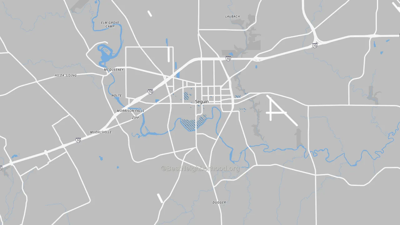 Transit Grade map of 78155, TX