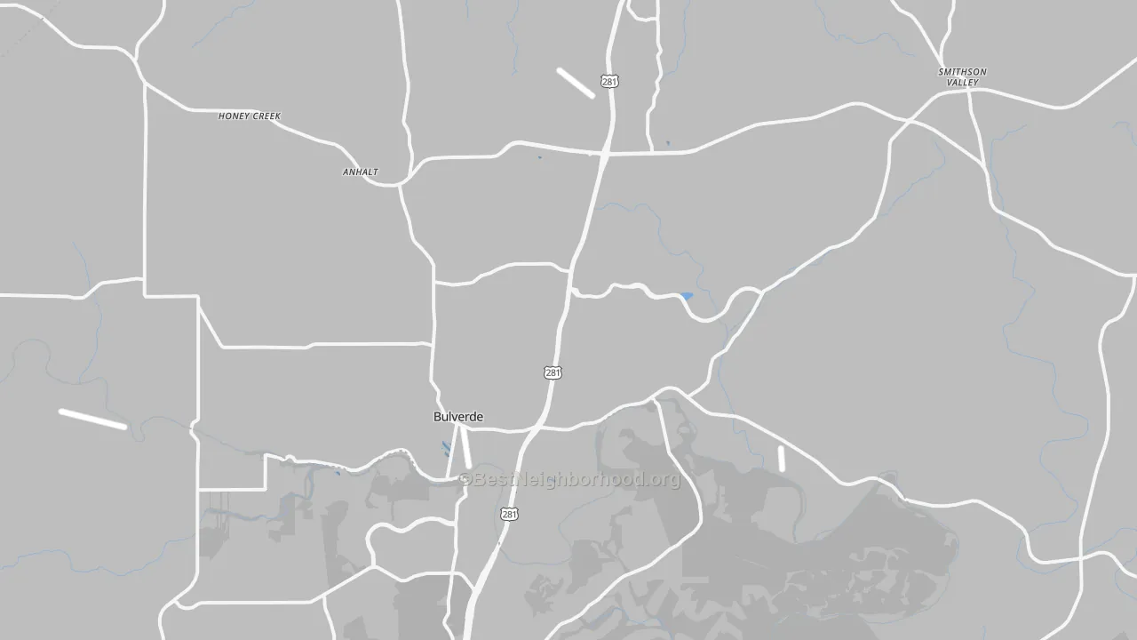 Transit Grade map of 78163, TX