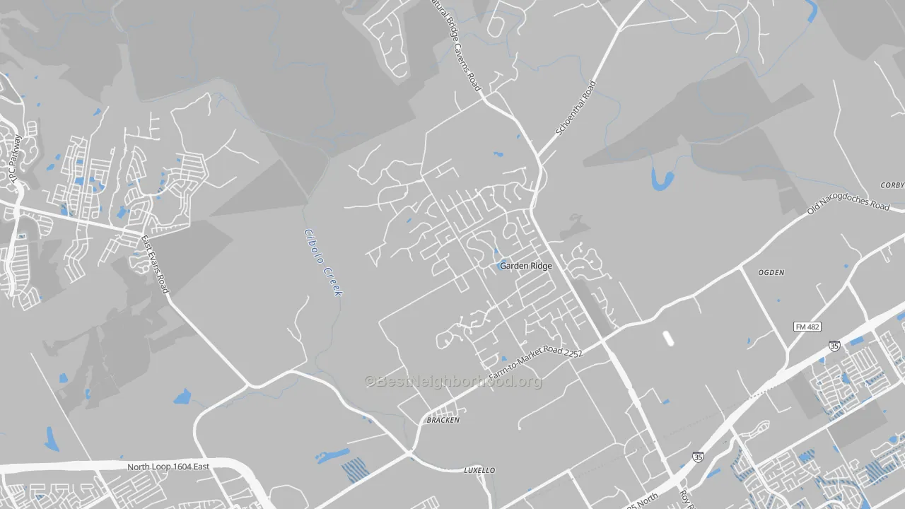 Transit Grade map of 78266, TX
